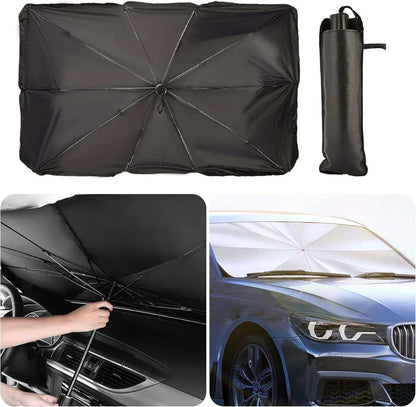 Car Sun Shade Protector Umbrella Style - Auto Front Screen Sunshade Covers Car Sun Protector